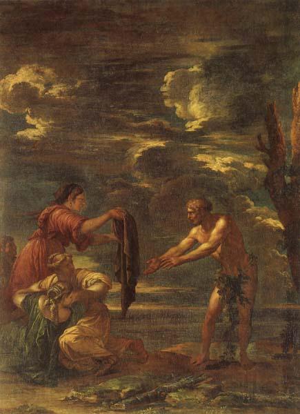 Salvator Rosa Odysseus and Nausicaa Spain oil painting art